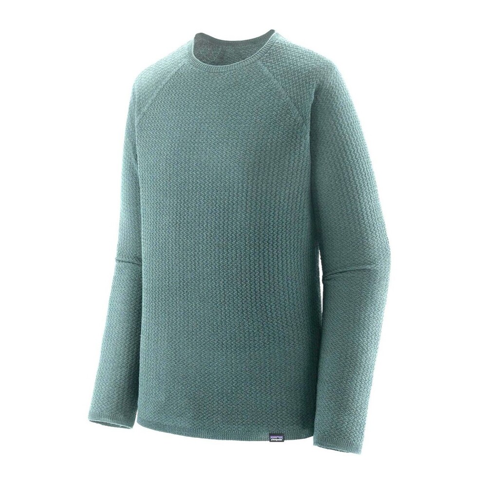 Patagonia Gray Sage green Capilene Air Crew Merino Wool Base Layer NWOT Size XXL